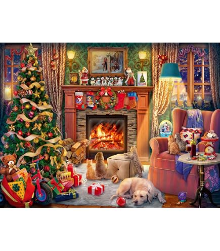 Amazon.com: Ravensburger - Christmas Eve - 1500 Piece Jigsaw